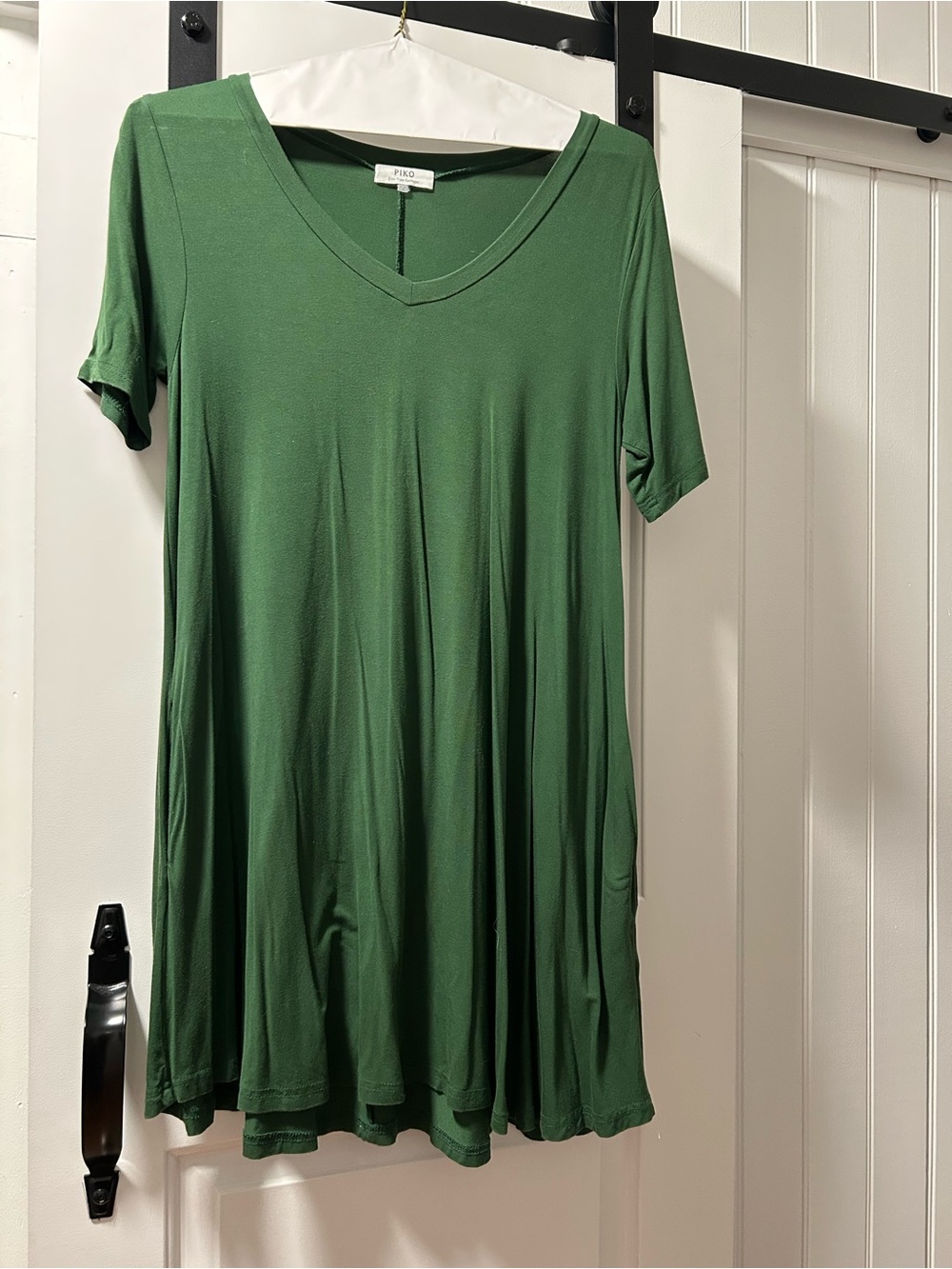 Green Piko Dress
